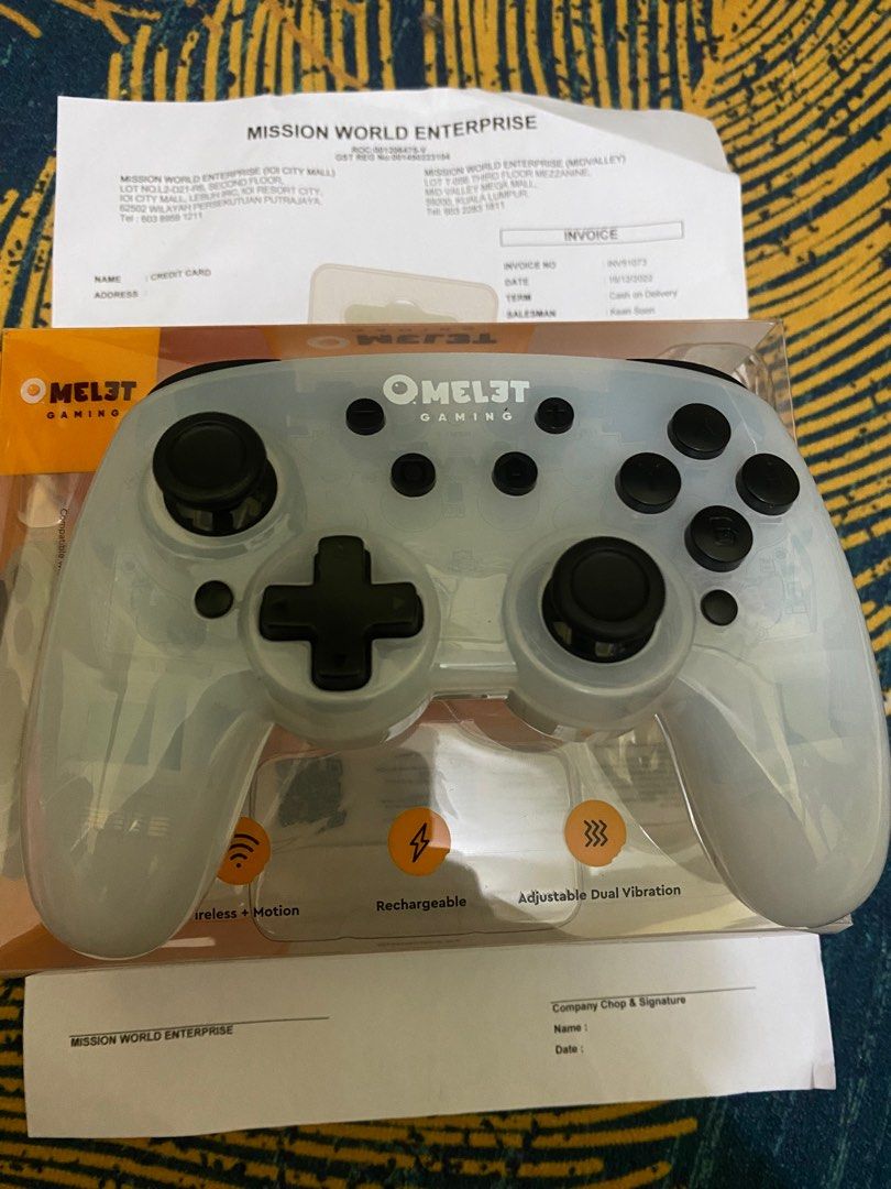 Controller Nintendo Switch (Category: Controllers) located in Kuala Lumpur. Submitted by just4bundle (Listing ID 1212940165, Image 2). Description: ORGINAL Brand Omelet Gaming controller Conditons 9.9./10 Tkde masalah Drift . Retail Price Rm139 Price : Rm 100 Reason Sell : Cuci tangan nintendo #Joycon switch #Nintendo game #Switch Oled #Pro controller #V1 Nintendo #V2nintendo #Joystick nintendo #Supermario nintendo.