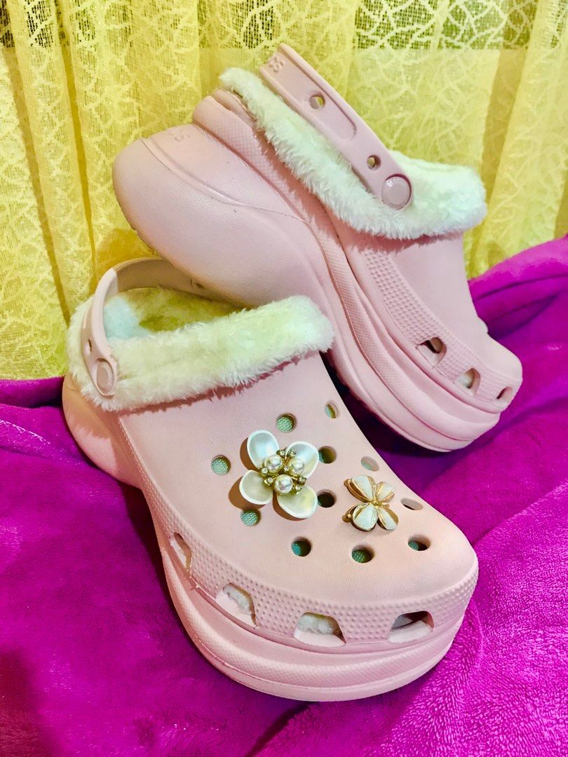 Crocs Clog Bae ( Salmon ), Women's Fashion, Footwear, Flats & Sandals