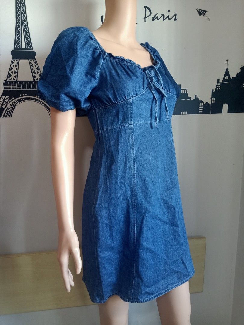 Denim dress 2way, Women's Fashion, Dresses & Sets, Dresses on Carousell