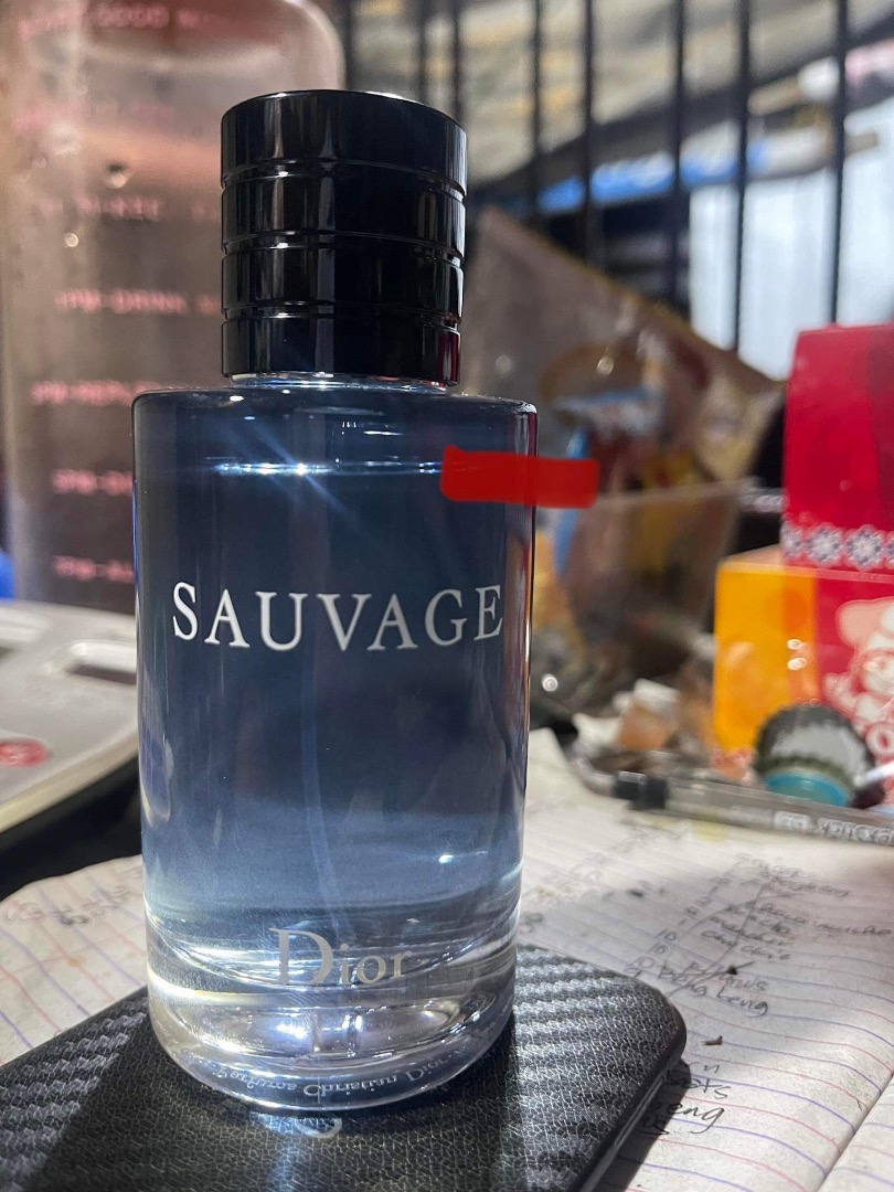 Dior Sauvage EDT partial bottle (9390ml) Legit, Beauty & Personal Care