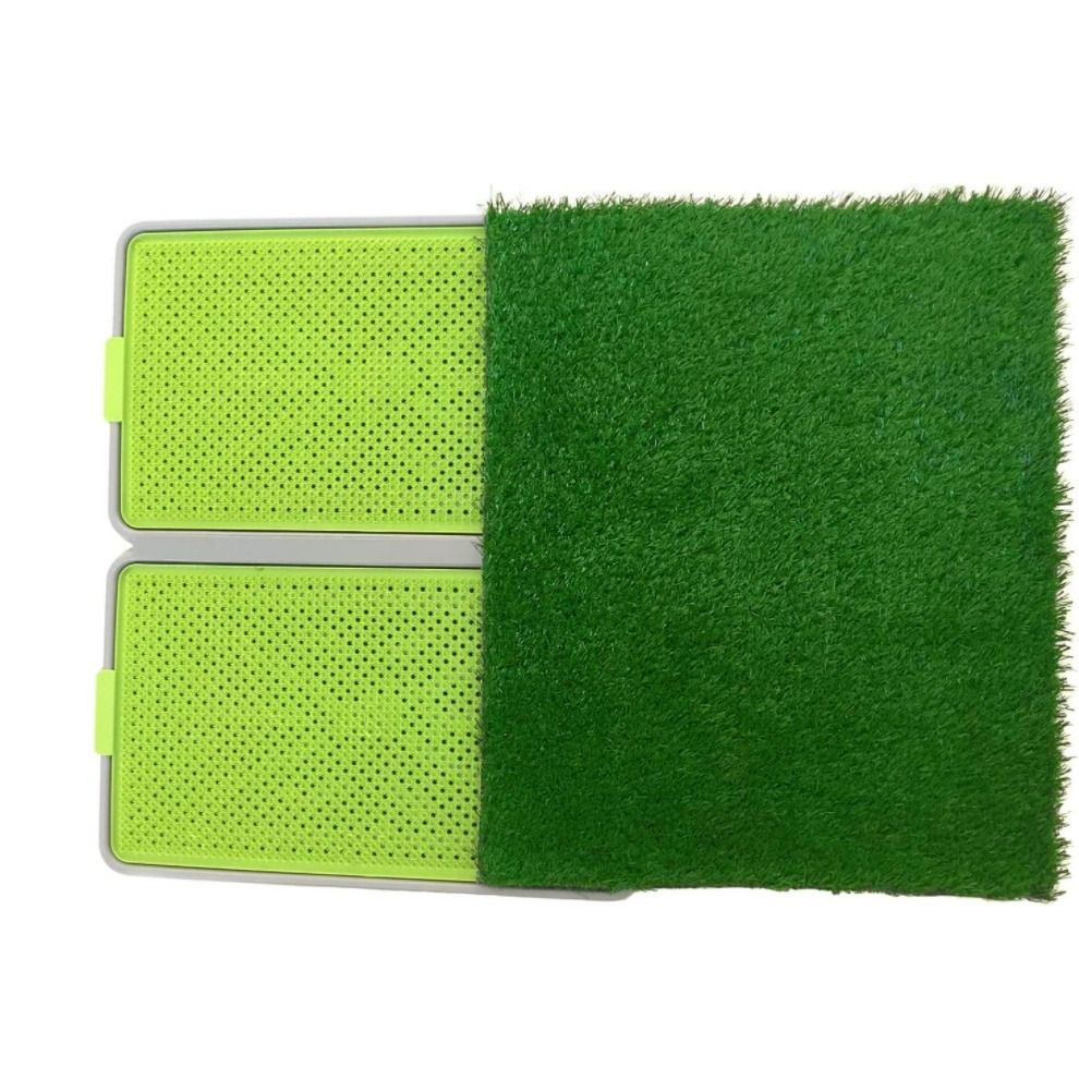 Dog Potty Dog Grass Pee Pad Artificial Grass for Dogs Portable Potty Grass Training Mat for Indoor and Outdo Pet Supplies Homes Other Pet Accessories on Carousell