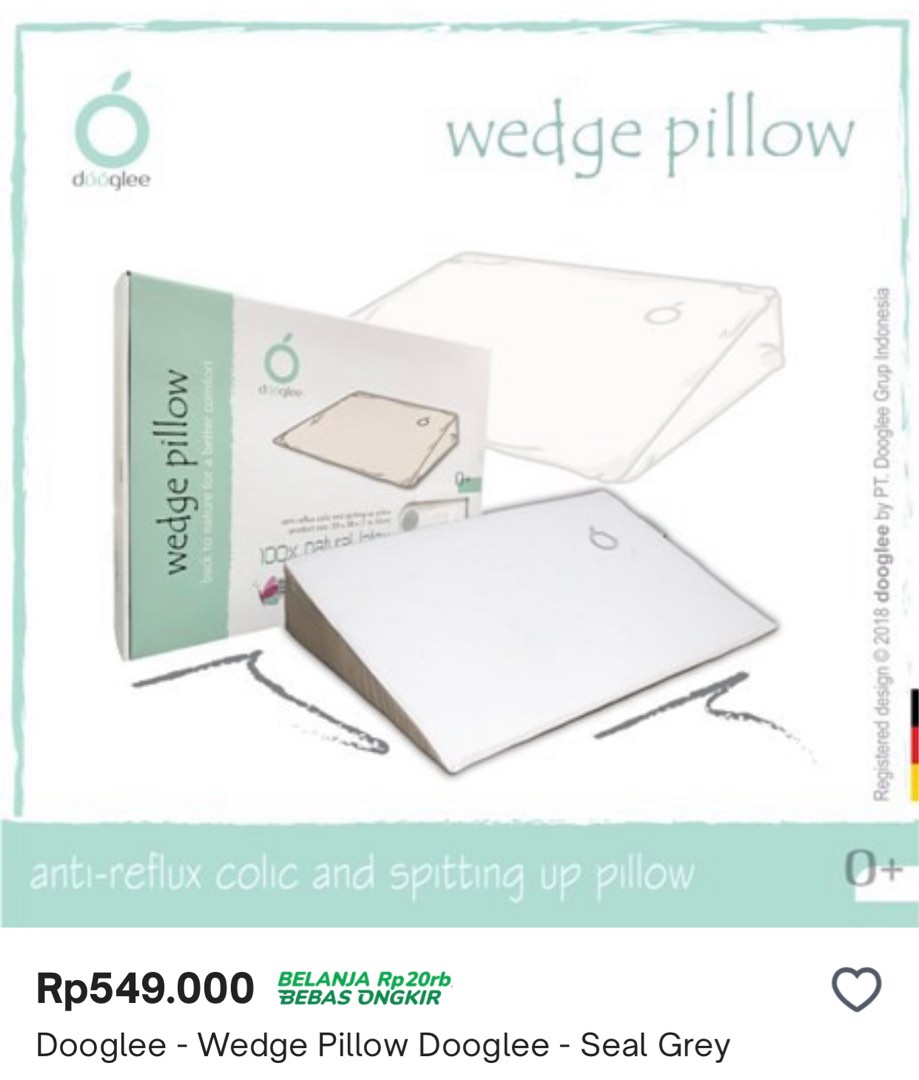 Dooglee wedge pillow top