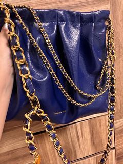 Charles and Keith : Duo Double Chain Hobo Bag