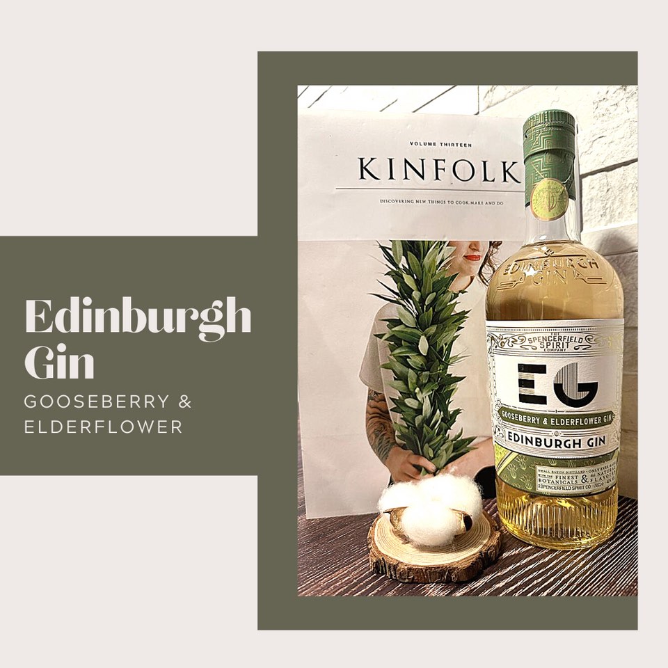 Edinburgh Gin Gooseberry & Elderflower 70CL, 嘢食 & 嘢飲, 酒精飲料 Carousell