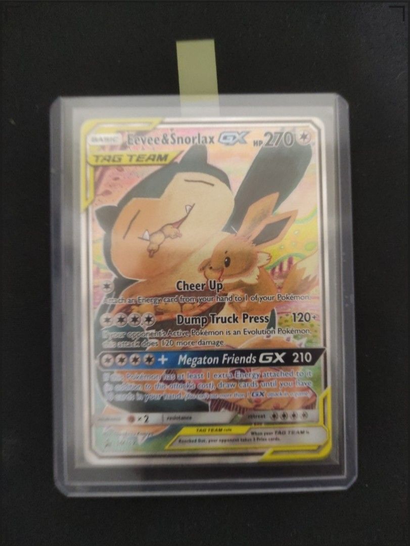 Eevee and Snorlax tag team, Hobbies & Toys, Toys & Games on Carousell
