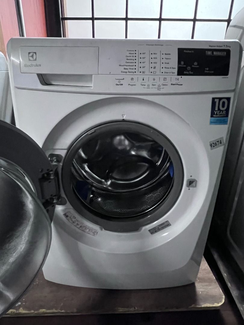 ELECTROLUX 7.5KG FrontLoader Washing Machine EWF85743 (92674), TV