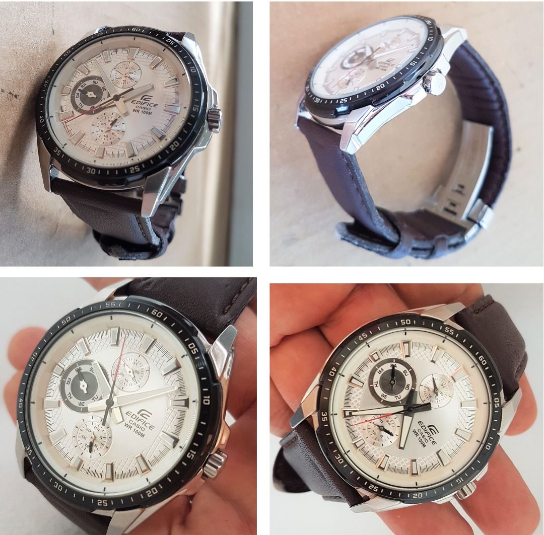 Elegant Casio Edifice 100M Multi Hands Sports Watch Japan Exquisite Casio Designer Wristwatch Original Active Lifestyle Pop Culture Versatile