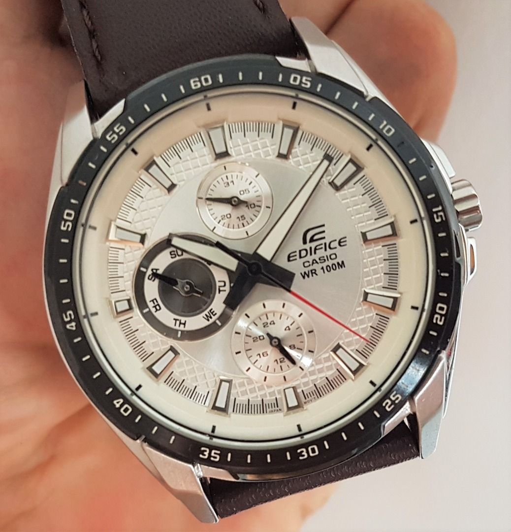 Elegant Casio Edifice 100M Multi Hands Sports Watch Japan Exquisite Casio Designer Wristwatch Original Active Lifestyle Pop Culture Versatile