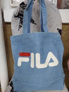 Fila denim tote bag
