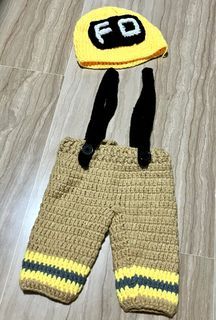 (Firefighter) Newborn Baby Costume