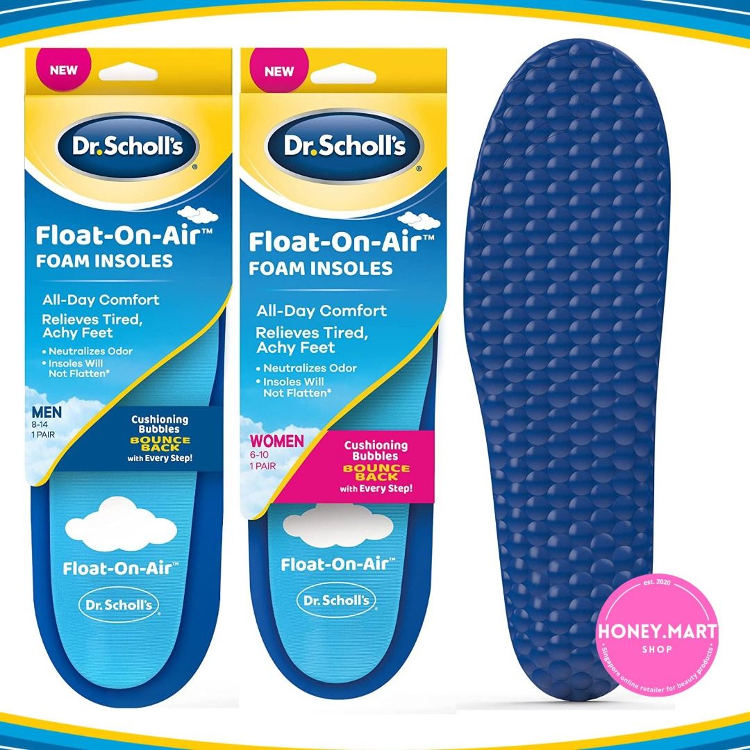 Free Delivery Dr. Scholl s Float On Air Insoles for Women Men
