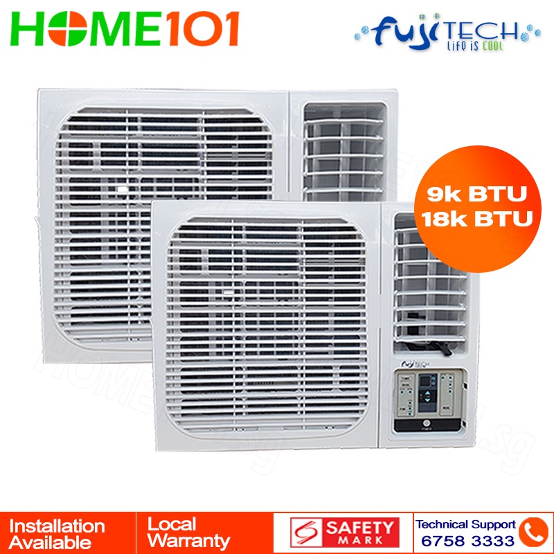 Fujitech Window Air Con 9000BTU / 12000BTU [FW-09][FW-12], TV & Home ...