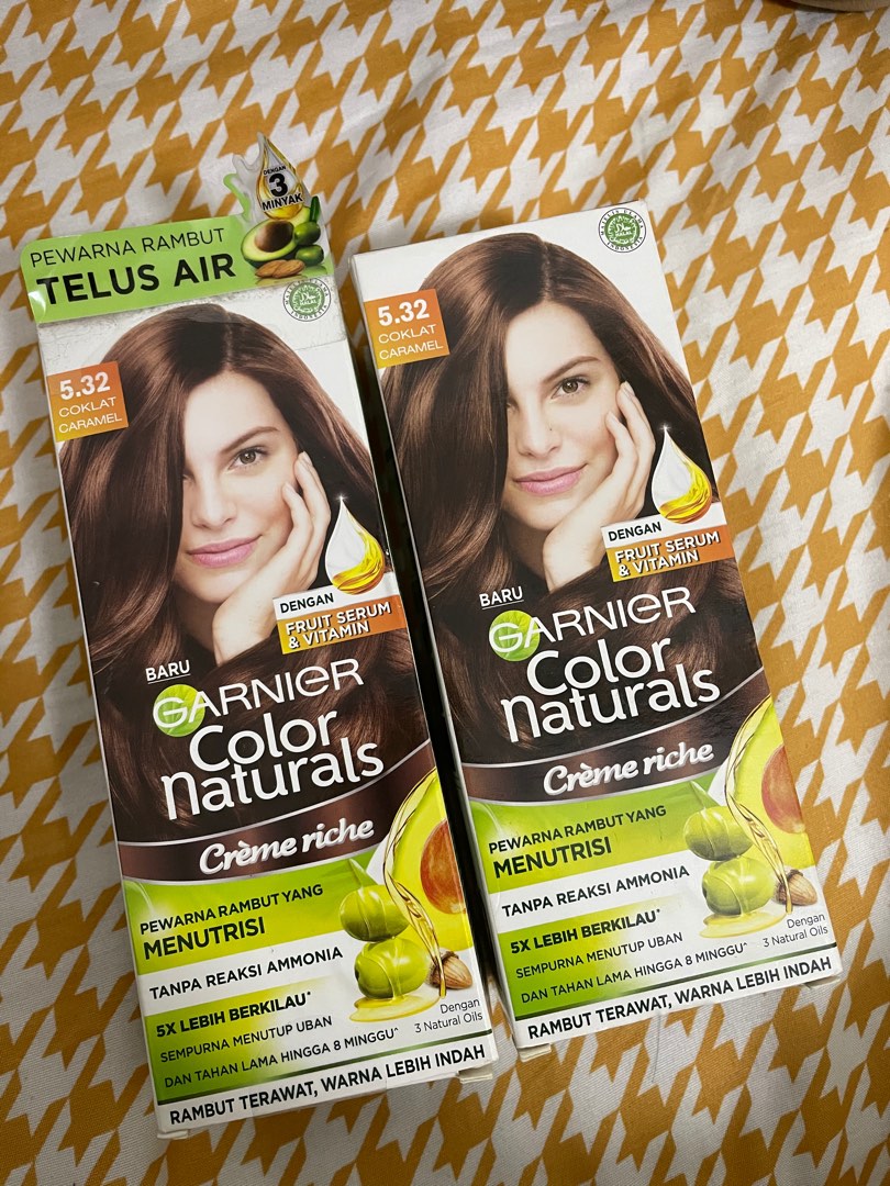 Garnier hair color Coklat Caramel, Beauty & Personal Care, Hair on