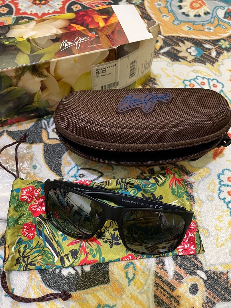 Maui jim red sands hot sale ebay