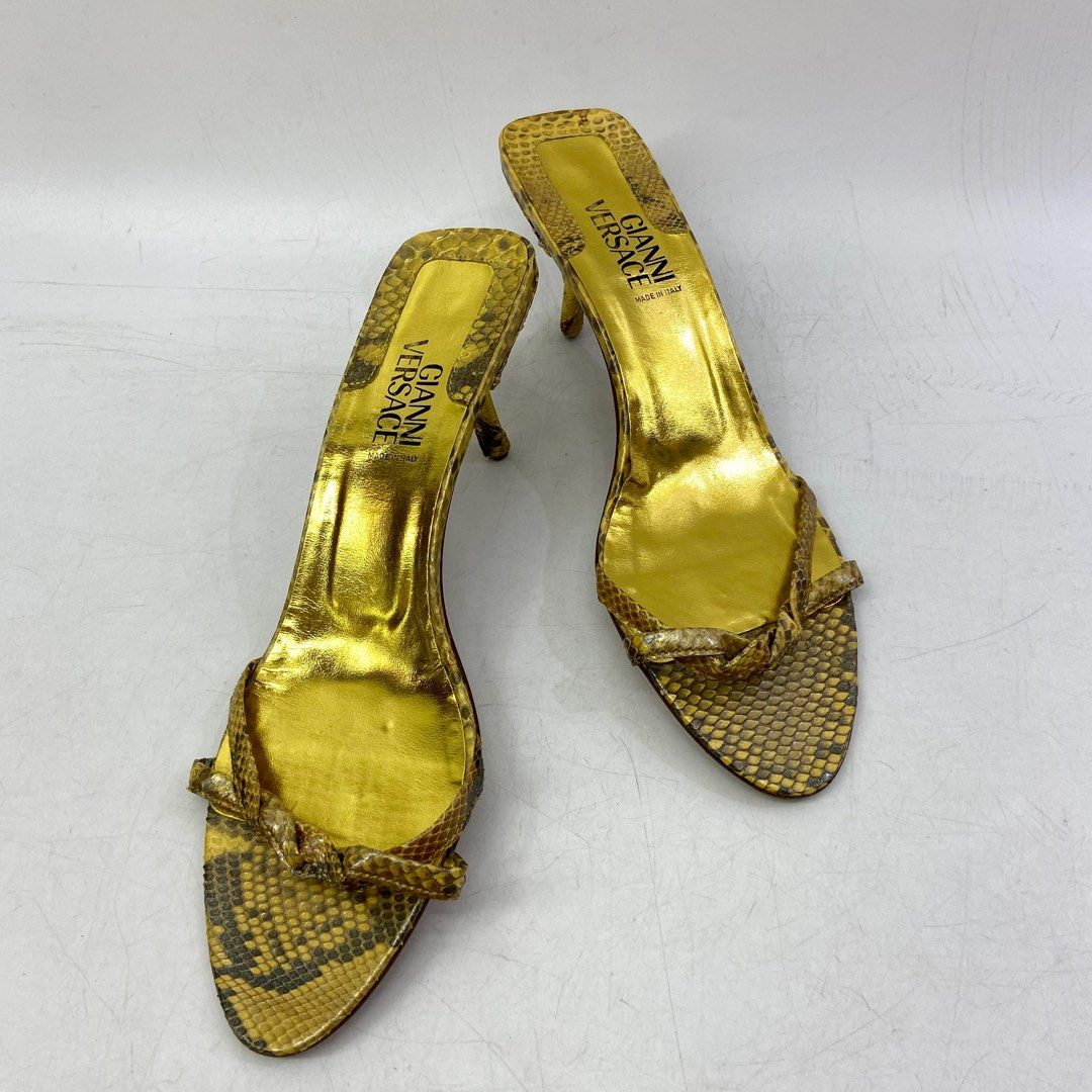 Versace colorful heels sale