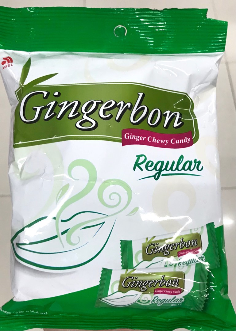 Gingerbon Regular Ginger Chewy Candy 125g, Food & Drinks, Packaged