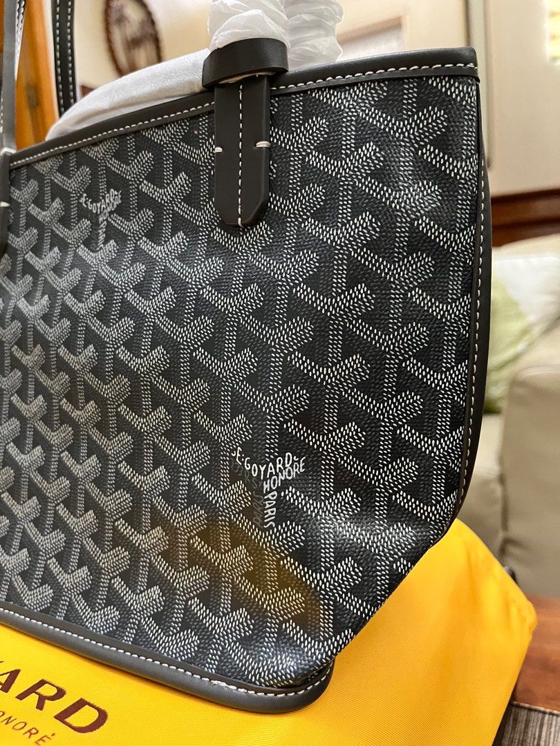 Goyard Mini Anjou Gray, Luxury, Bags & Wallets on Carousell