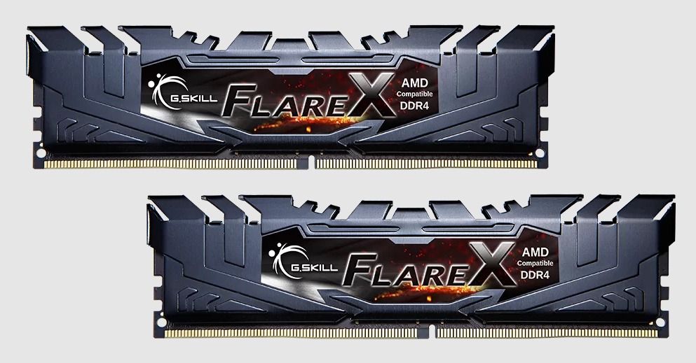 G.SKILL Flare X 16GB 2x8GB 3200MHz CL16 DDR4 RAM for Ryzen 16 18 18 38 1.35V