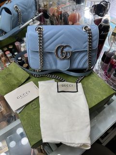 gucci marmont 22cm blue