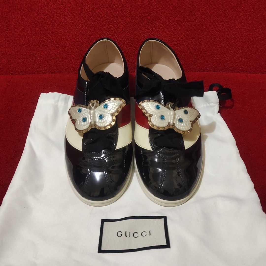 Gucci butterfly shoes hot sale