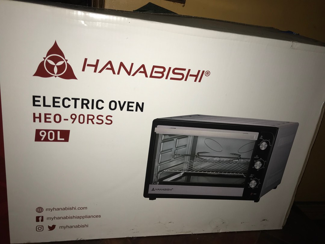 Hanabishi Electric Oven, TV & Home Appliances, Kitchen Appliances