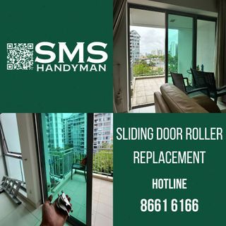 Handyman Services - Aluminum Glass Sliding Door Repair and Lock Replacement
