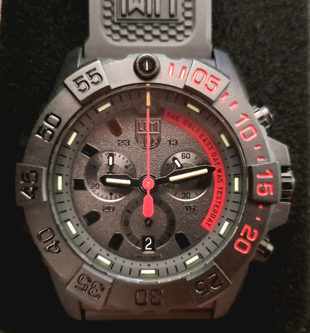 Hard to Find LUMINOX Navy Seals XS3581.EY The only Easy Day was Yesterday Tactical Watch Military Watch EDC