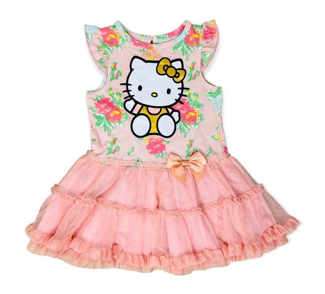 hello-kitty-dress-babies-kids-babies-kids-fashion-on-carousell