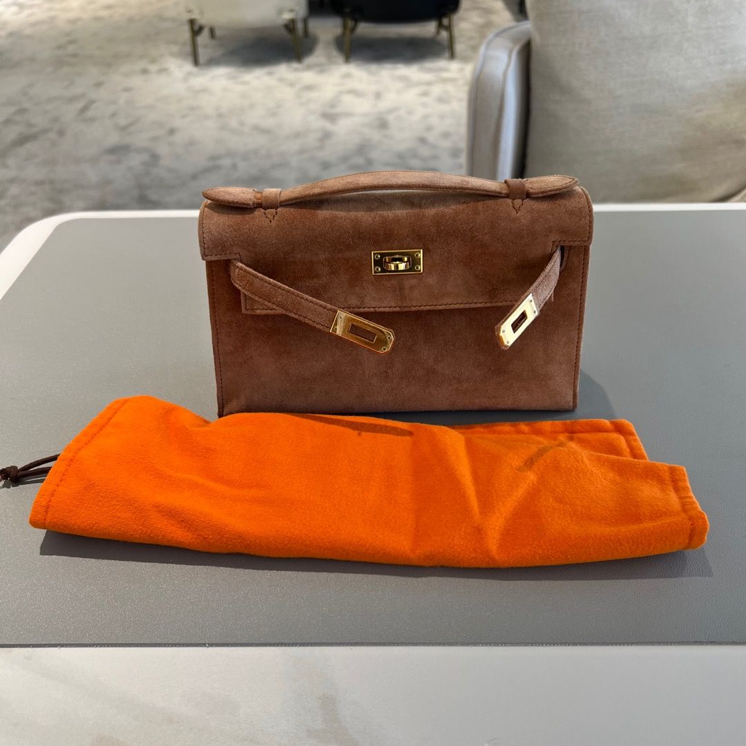Pochette marron sales