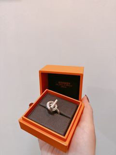 Hermes 小Q sliver 925純銀 Ring size 52