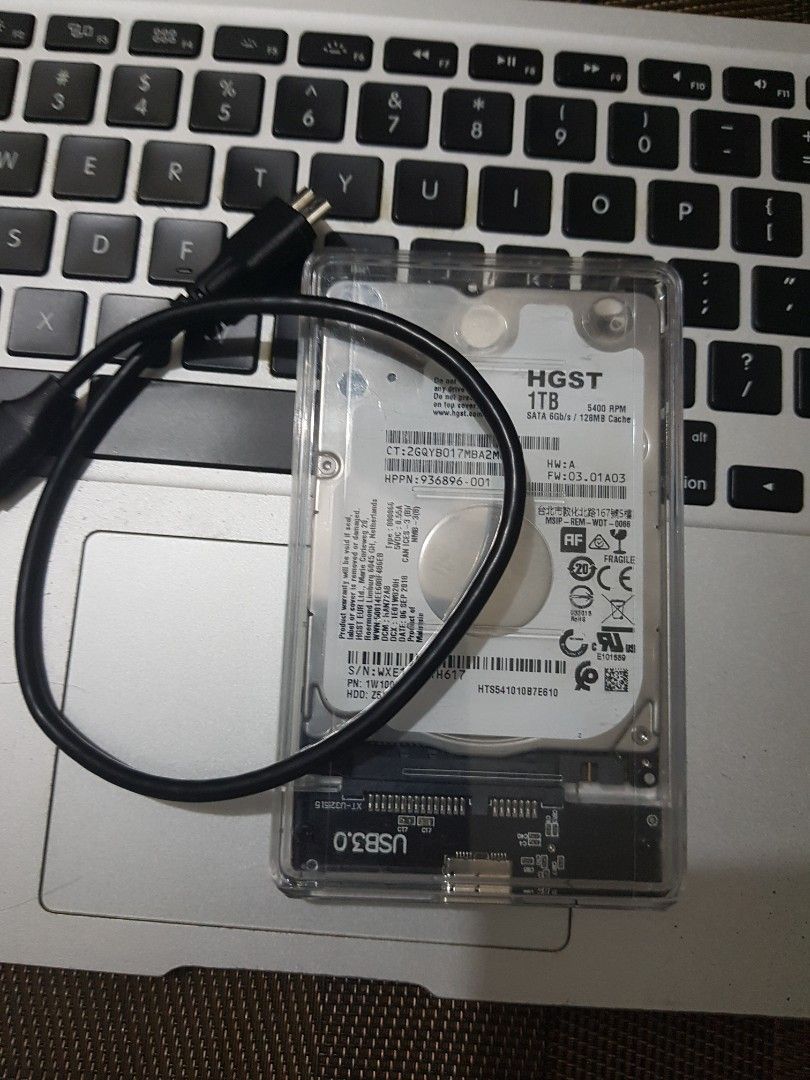 HGST 1tb external hard disk drive, Computers & Tech, Parts