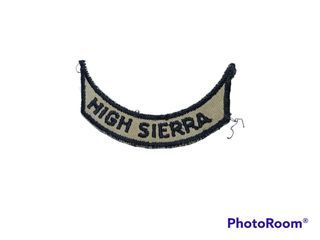 High Sierra us army