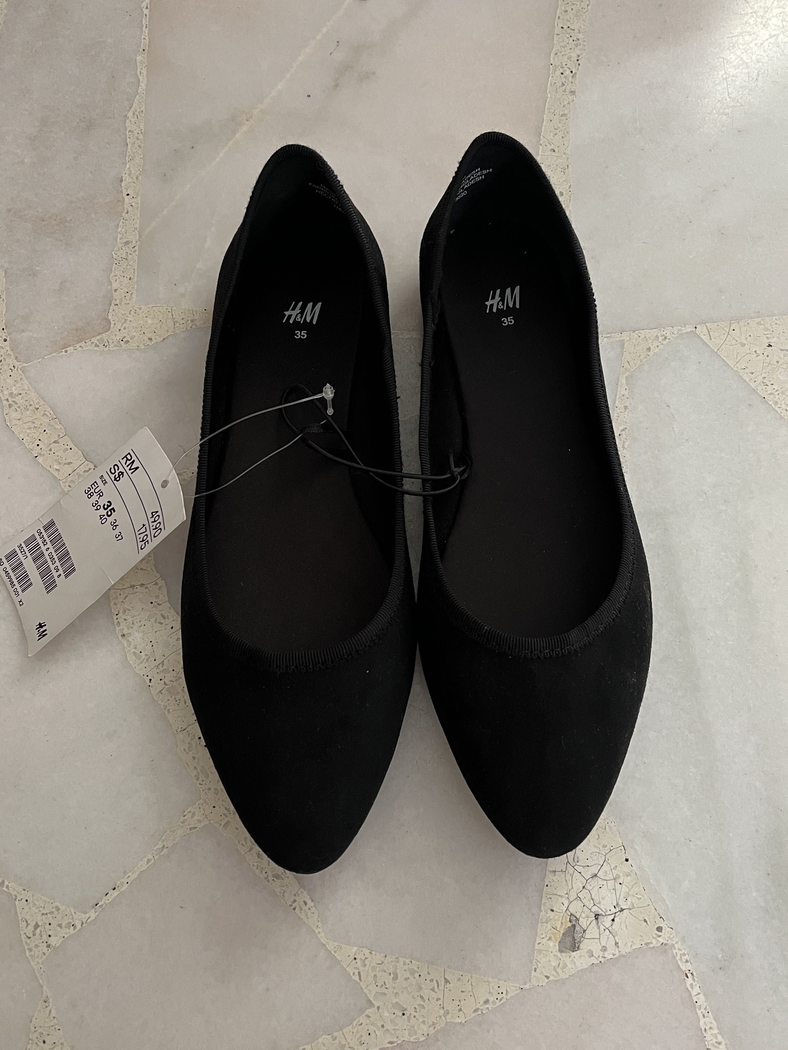 H and m ballet flats clearance