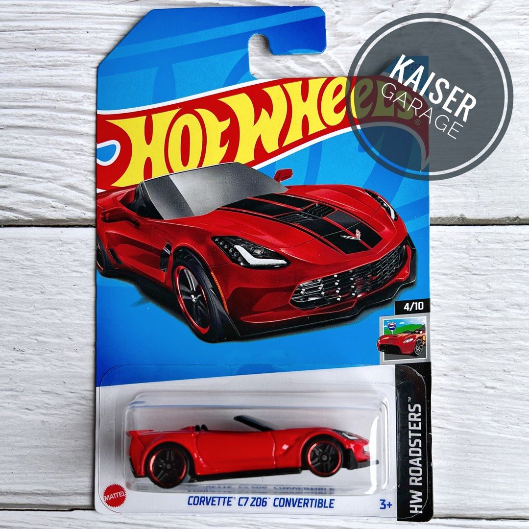 Hot wheels sale red corvette