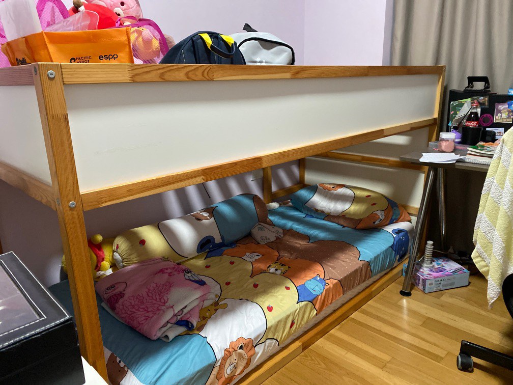 IKEA double deck bed frame, Furniture & Home Living, Furniture, Bed