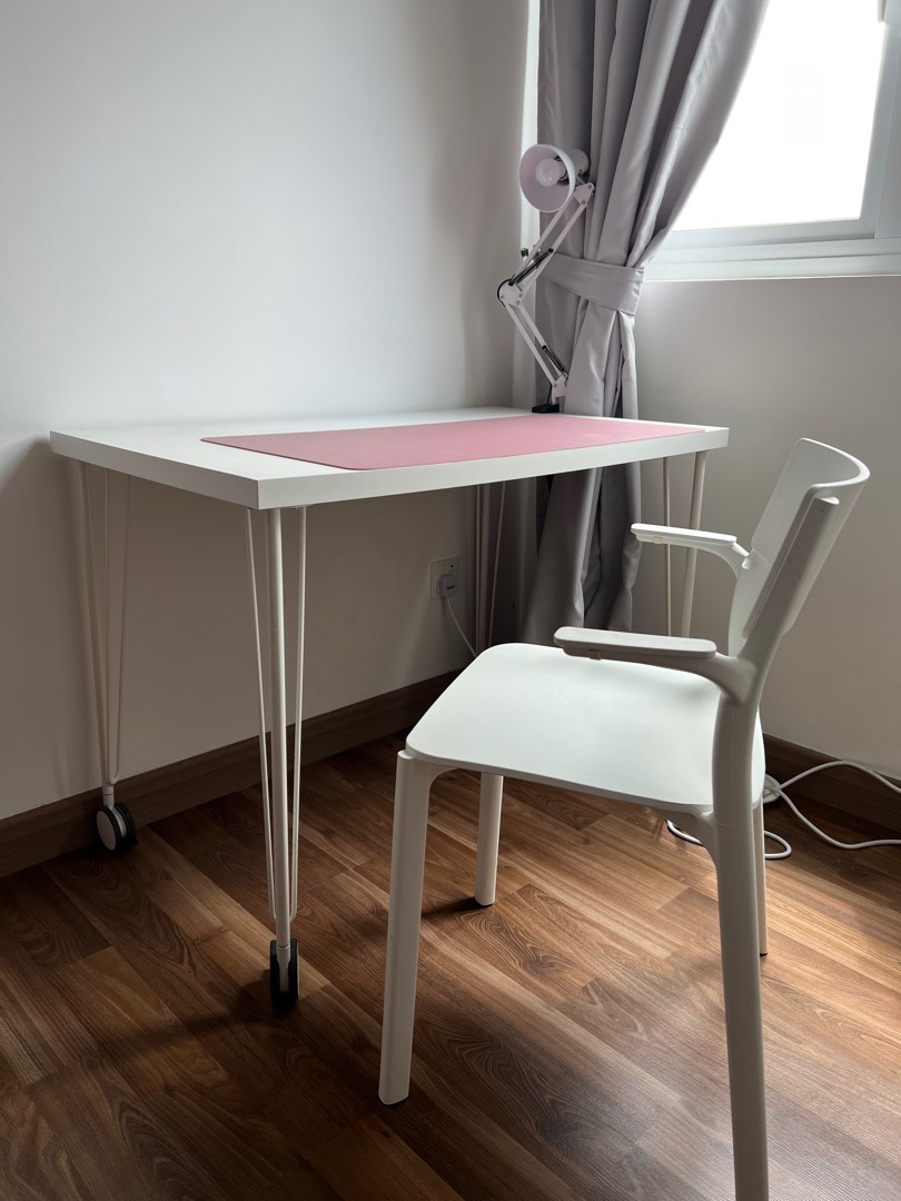 IKEA Study Table and Chair Set, Furniture & Home Living, Furniture