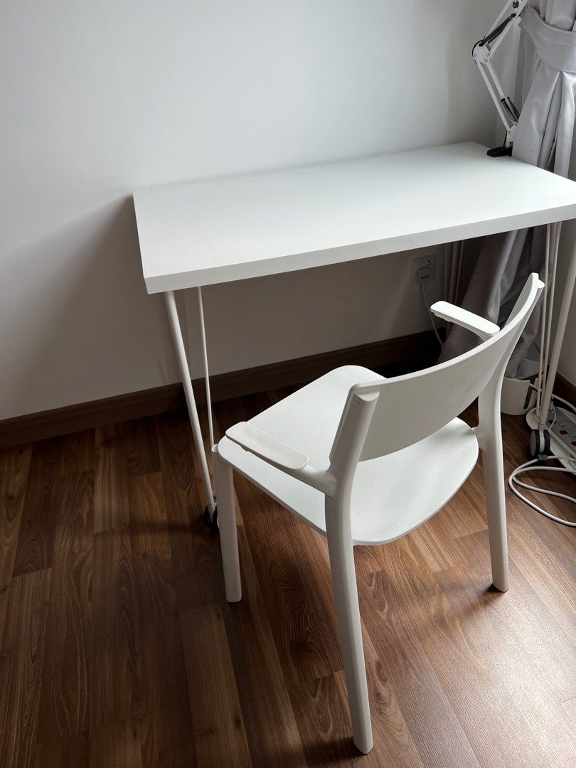 Ikea study table and chair clearance