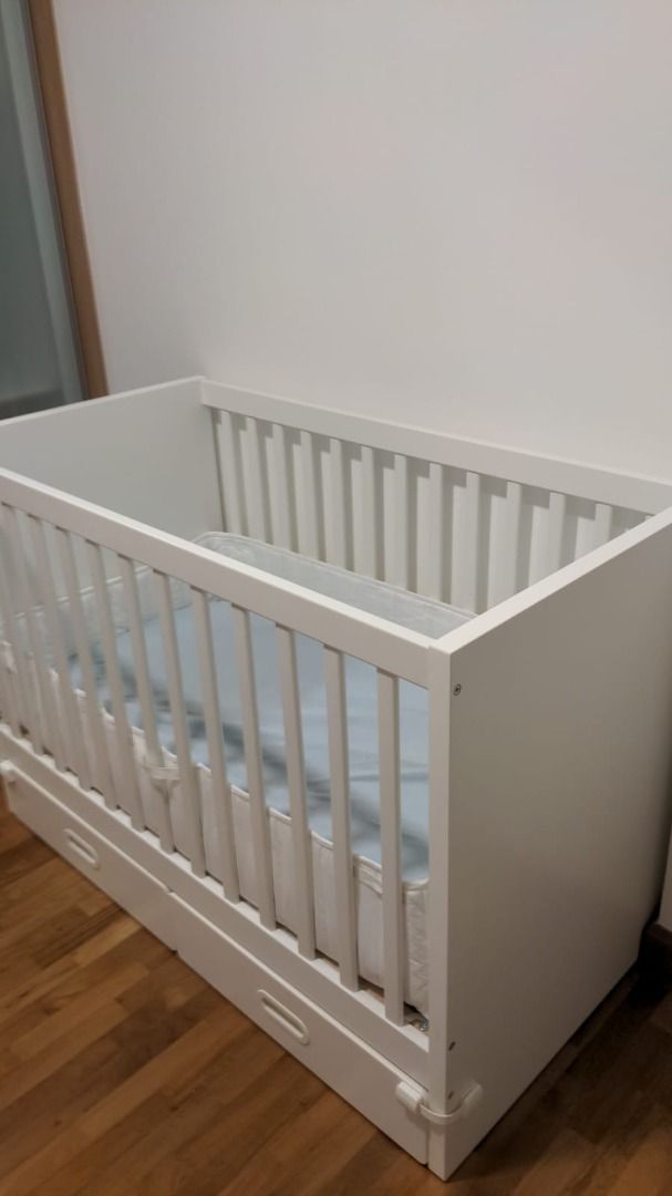 Ikea Stuva Cot with Underbed Storage, Babies & Kids, Baby Nursery