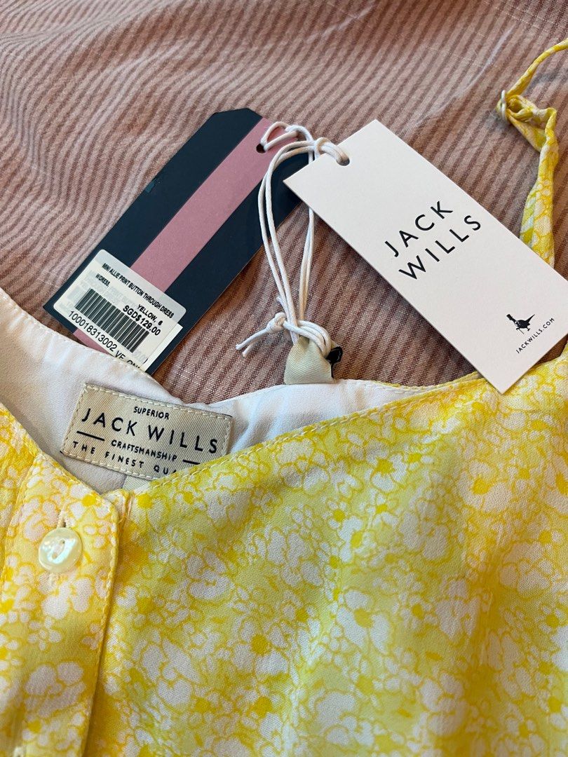 Jack wills clearance yellow dress