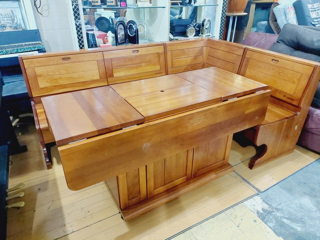 Japan L-Shape Dining Set With Storage , Furniture & Home Living ...
