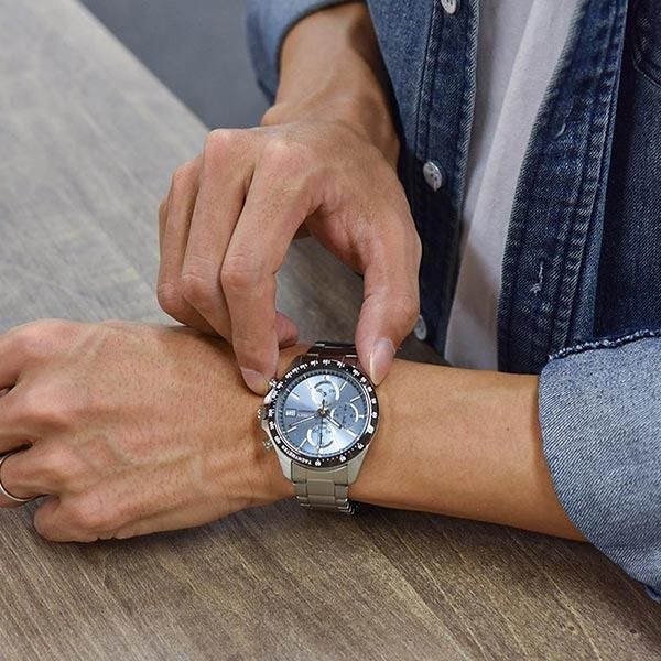 JDM* [Time Cruze] Seiko SBTR029 Spirit Chronograph Blue Dial Quartz Men  Watch, Men's Fashion, Watches & Accessories, Watches on Carousell