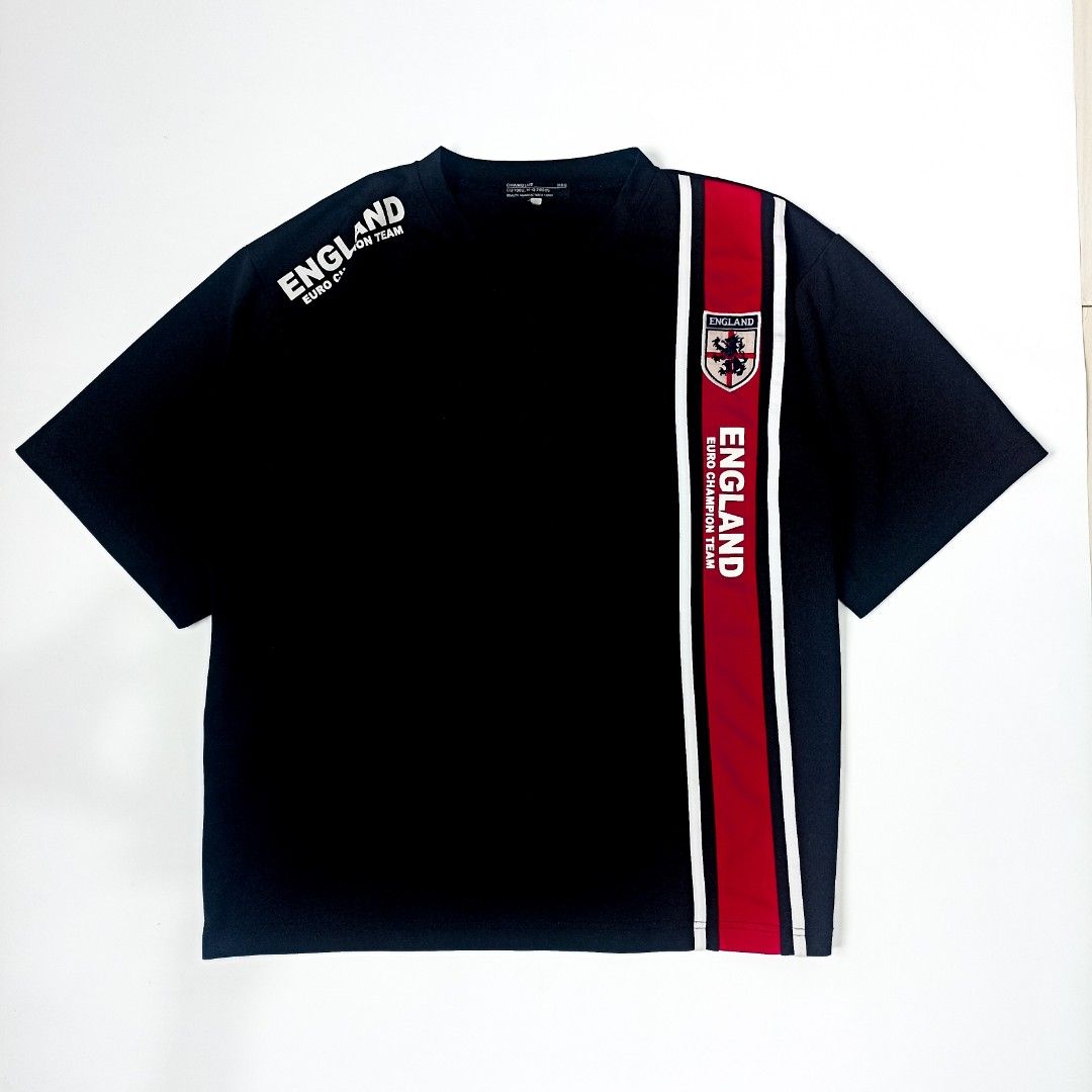 England T-Shirt Herren Rugby Top Tee English Rose Nations