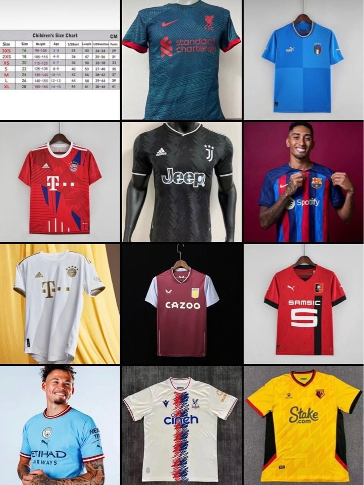 Jersi EPL La Liga Ligue 1 Bundesliga Nation Men s Fashion