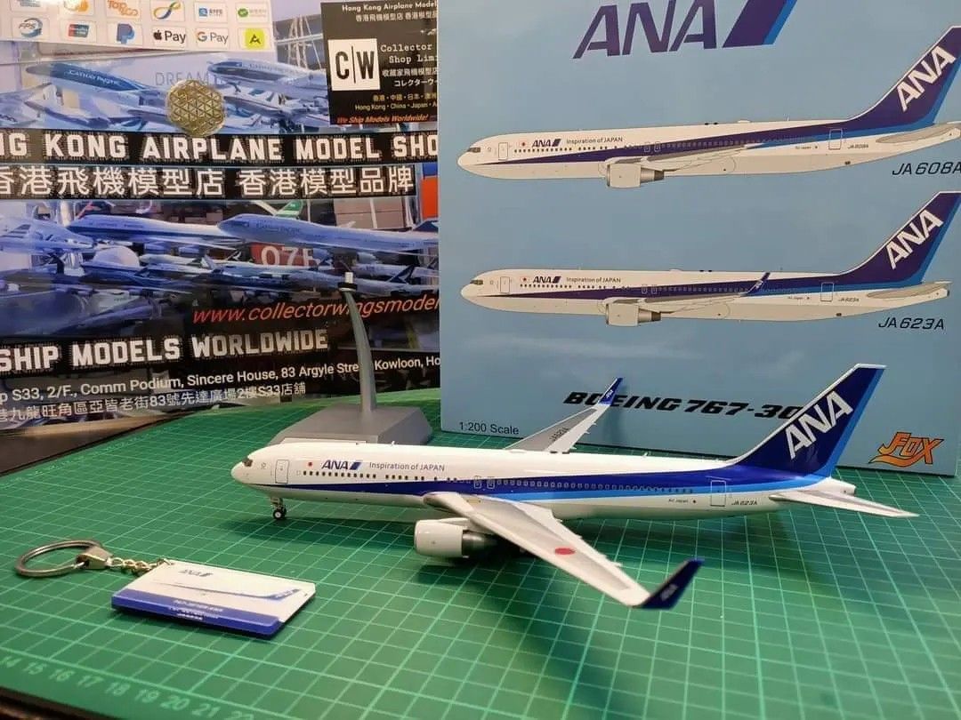 JFox 1:200 ANA 全日空B767-300ER JA623A, 興趣及遊戲, 收藏品及紀念品 