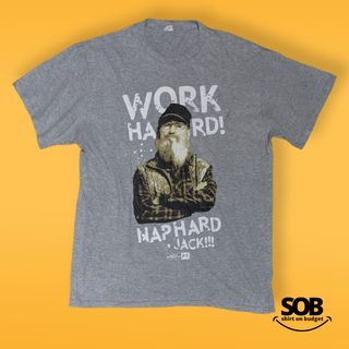 kaos baju t-shirt Duck Dynasty Uncle Si "Work Hard Nap Hard Jack"
not band vintage anvil hanes gildan fotl nsa polos basic
•Size: P72xL54
•Kondisi: 8/10
•Tag: delta pro weight
•Minus: kerah robek sedikit