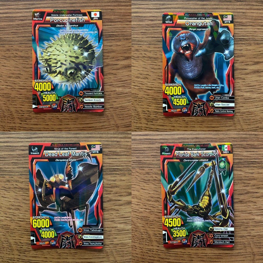 Kartu Animal Kaiser Fighter M2 Asli, Toys & Collectibles, Permainan