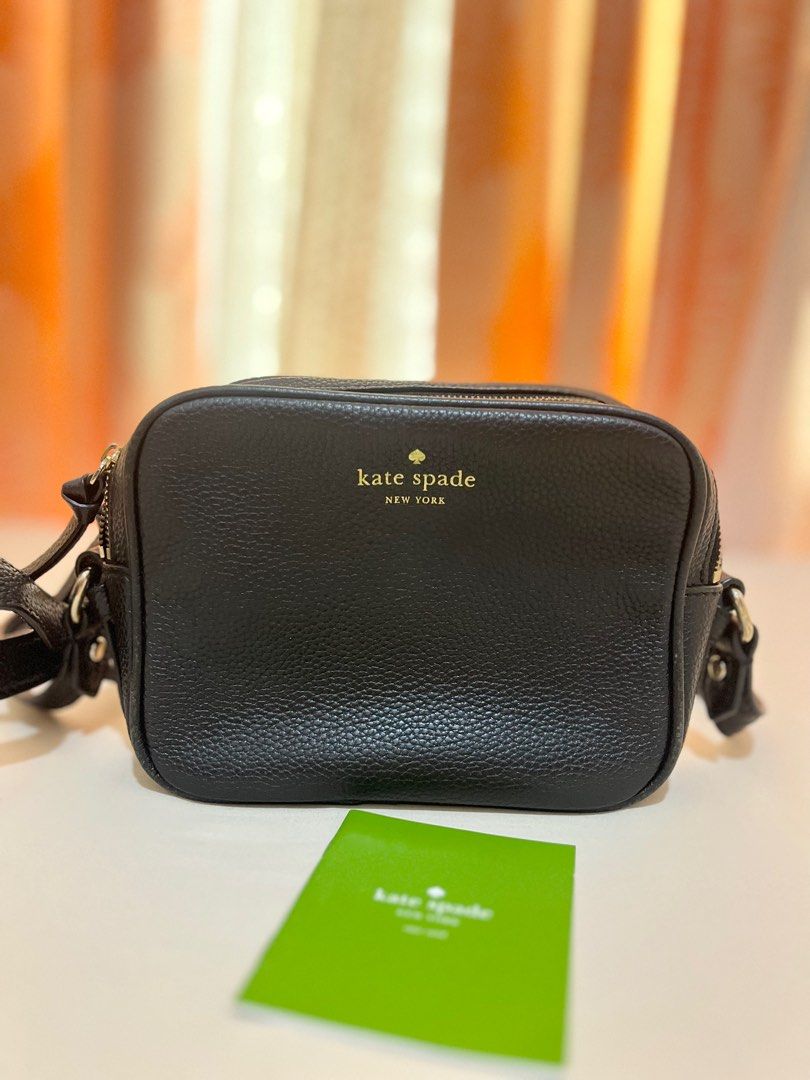 Kate Spade Camera Bag (Black), Luxury, Bags & Wallets on Carousell