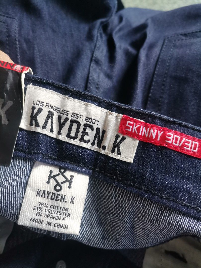 Kayden.K Over & Under Patch Jeans, 34-l