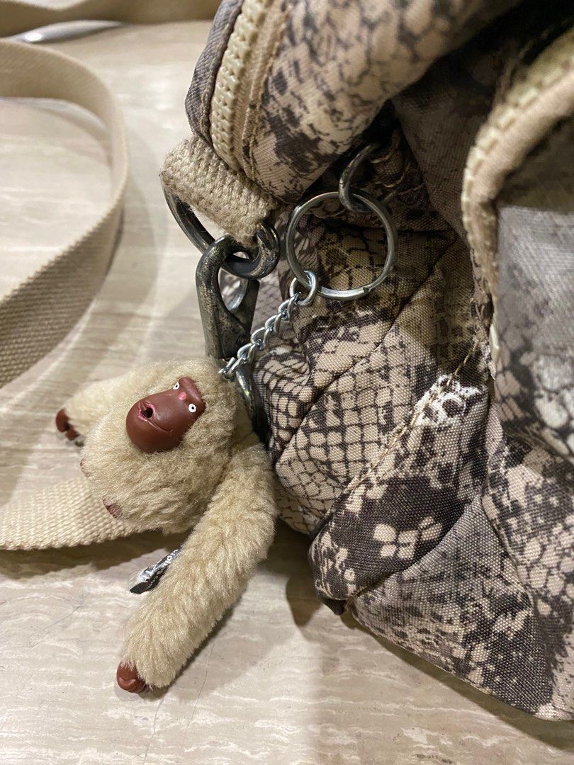 Kipling snake print bag deals