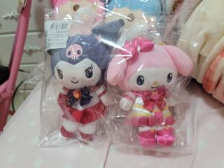Kuromi and my melody  美少女戰士 日本限定公仔 收藏品 附吊牌及原袋